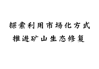 关注！自然资源部出台新政，探索利用市场化方